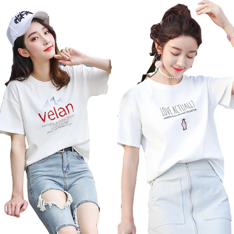 

Custom printing summer fancy crop tops short sleeve women t shirt