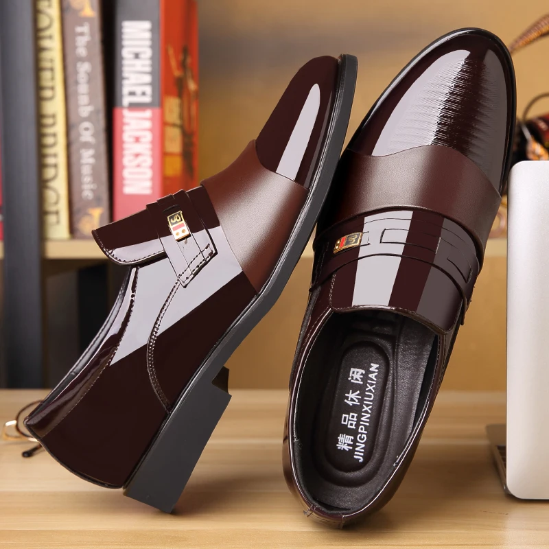 

Wholesale New Style Large Size British Invisible Increase 6CM Men's Casual Wedding height increasing dress shoes & oxford