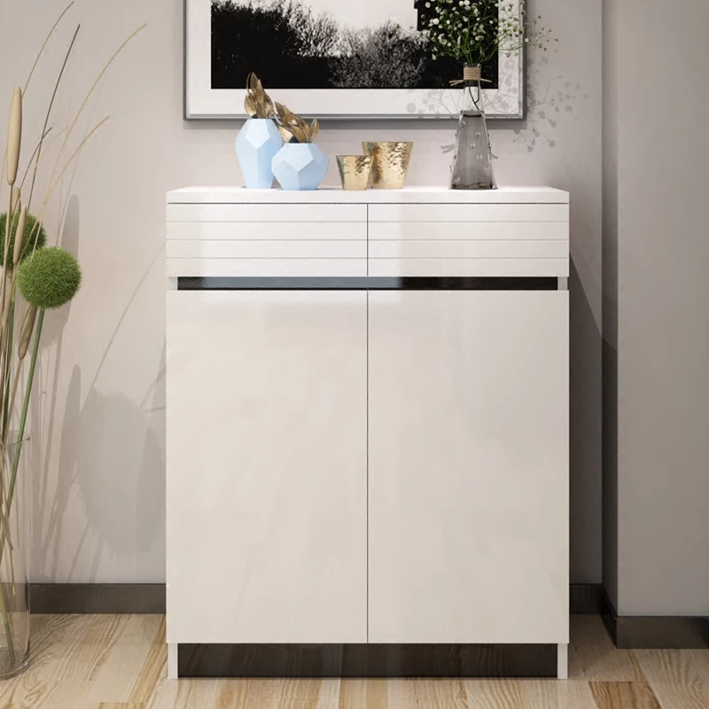 
Modern design wooden shoe rack cabinet of home living room furniture 