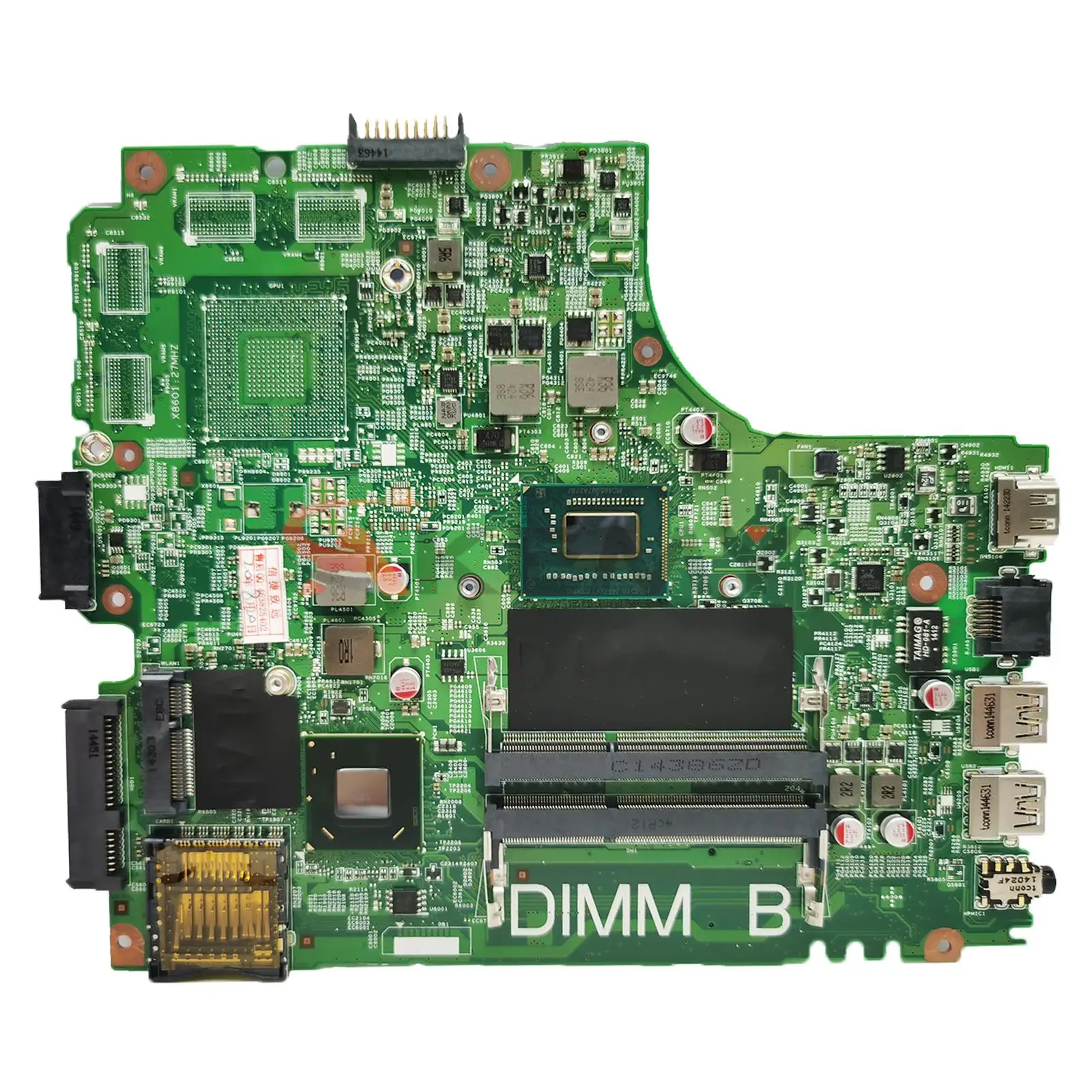 

PWB:5J8Y4 12204-1 For dell Inspiron 2421 3421 5421 Laptop Motherboard With 1007U I3 I5 I7 3TH Gen CPU CN-07GDDC 05HG8X Tested