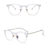 

Fashion Korean Retro Clear Myopia Glasses Frames Lightweight Lentes Tr90 Frame Optical Glasses