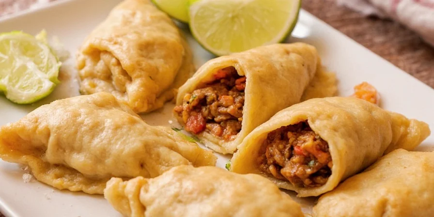 Family enjoying Chicken Tinga Empanadas together