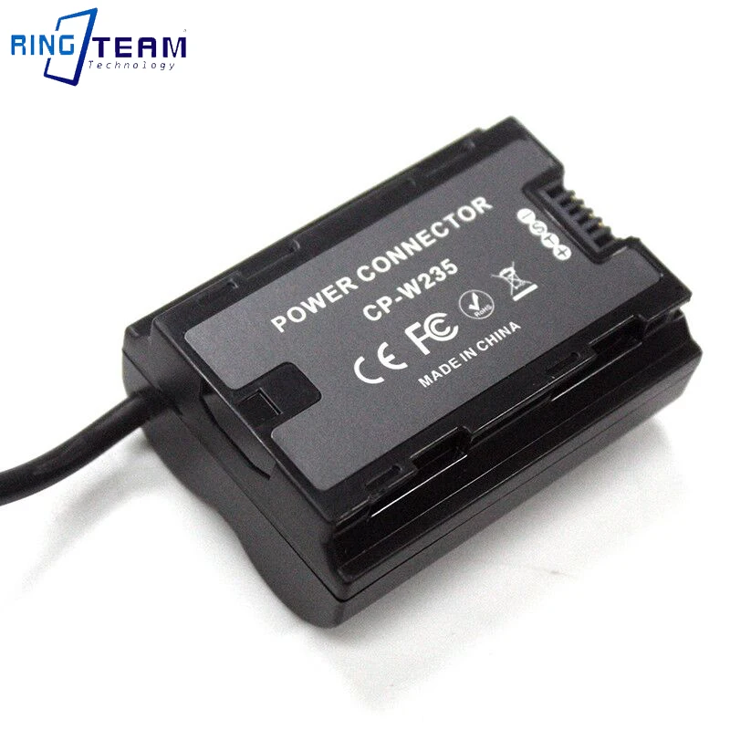 D-TAP to NP-W235 Dummy Battery NP-W235 DC Coupler for Fuji X-T4,XT4 Camera manufacture