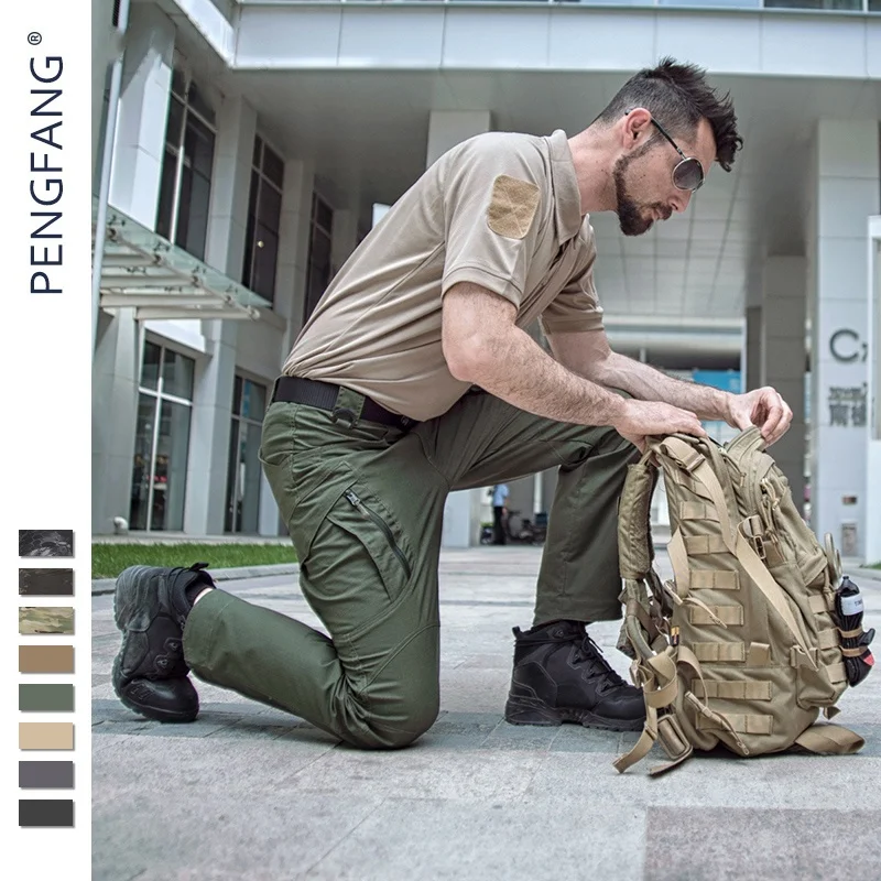 

New man combat trousers military cargo pant pockets tactical pants
