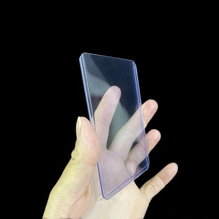 

Wholesale Custom 35PT Plastic collectible Card Holder 3x4 ultra pro baseball sports trading card top loaders, Clear