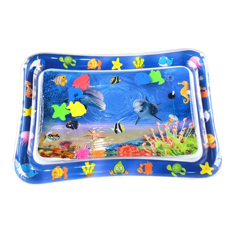 
factory direct sale Infants Tummy Time Baby Water Fun Play Mat 