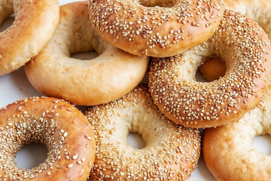 Sesame seed bagel