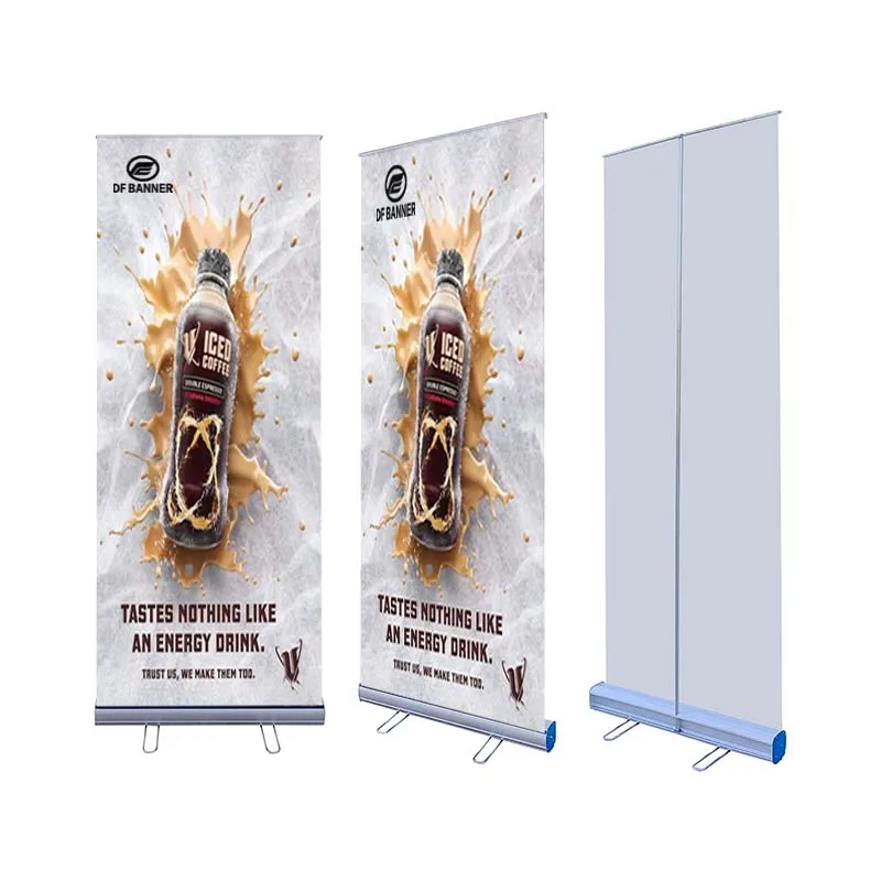 Best Selling Aluminum  Retractable Roll-Up Marketing Banner Kakemono Advertising Background Banner Stand