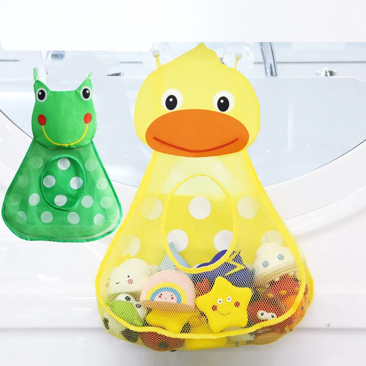 

Children's water toys storage bag baby bath water duck frog storage bag, Picture