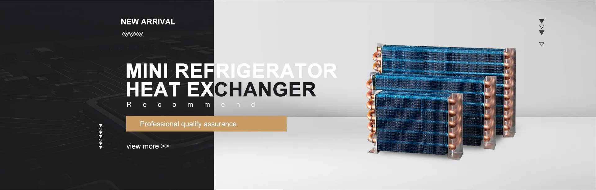 Mini refrigerator heat exchanger