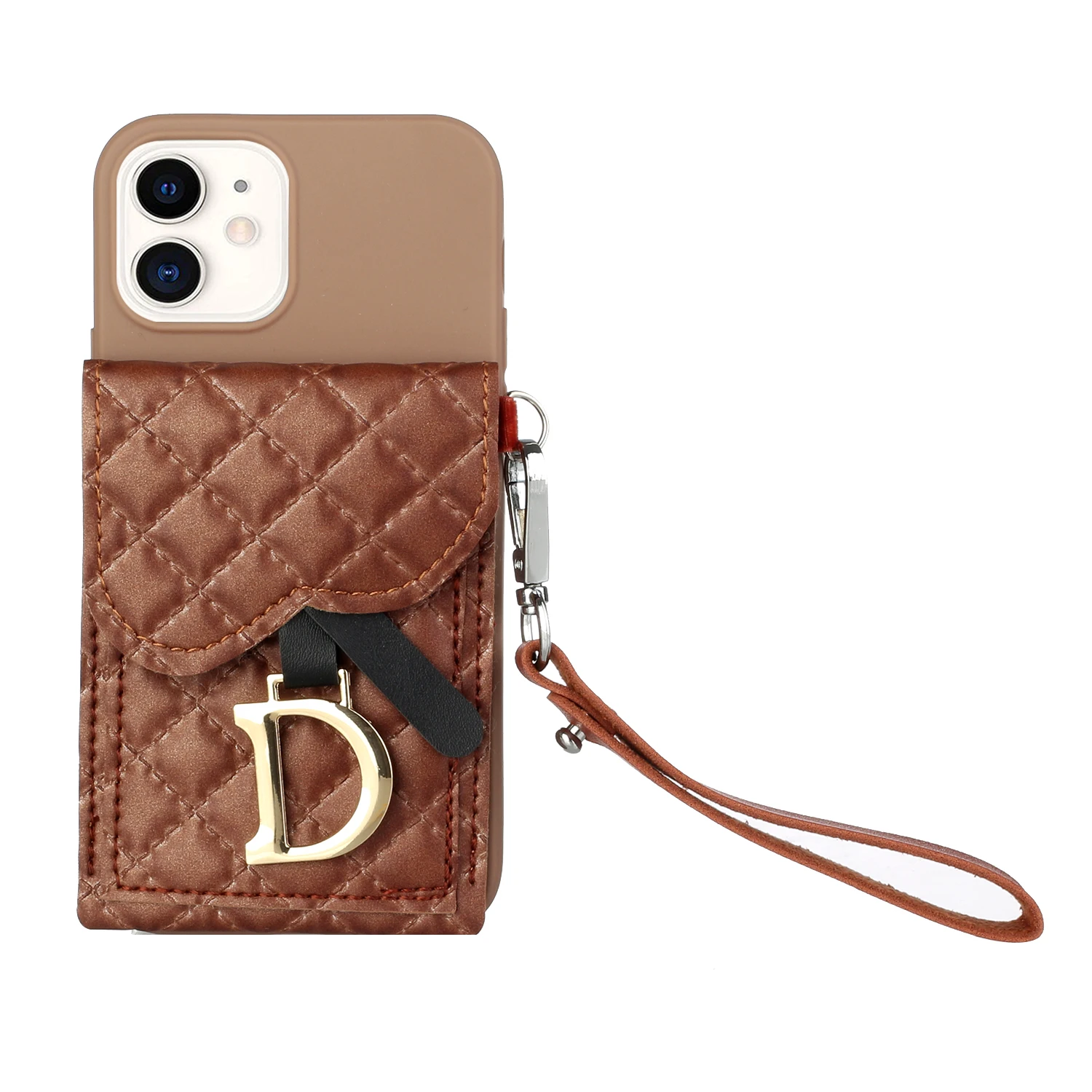 

Soft Pu leather Card bag soft tpu mobile Phone Case For Iphone 12 mini 12 max New Card Slot Wallet Capa Coque cases