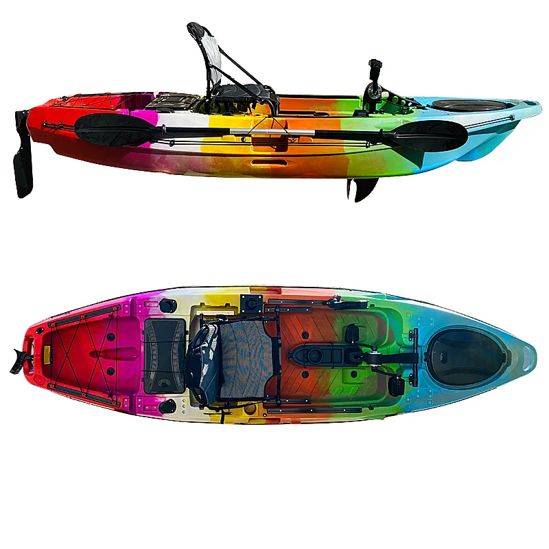 

new design pedal kayak for foot drive system fishing kayak in canoe for sale, Customized