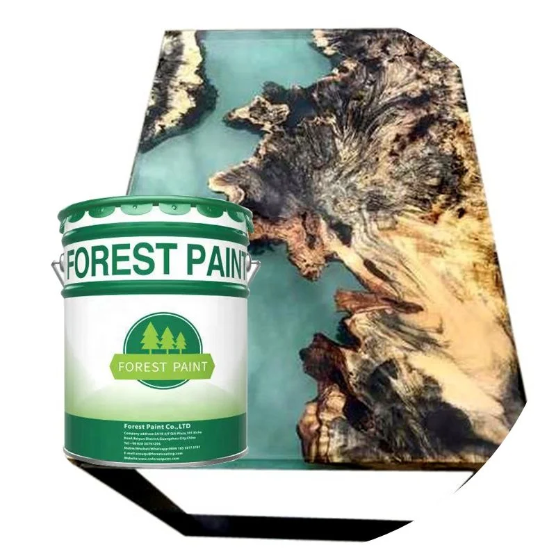 
2020 New Forest Paint Crystal Clear Epoxy Resin for Wood 