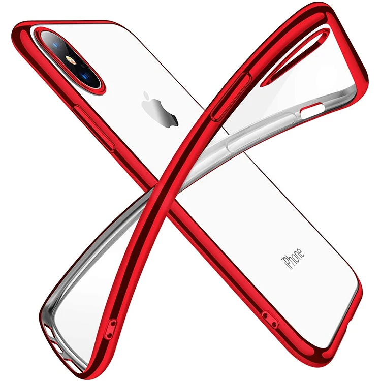 

HOCAYU Ultra Slim Case For Iphone X Xr Xs Max 11 pro max Phone Protector Plating Soft Protection Mobile Cover Anti-Slip
