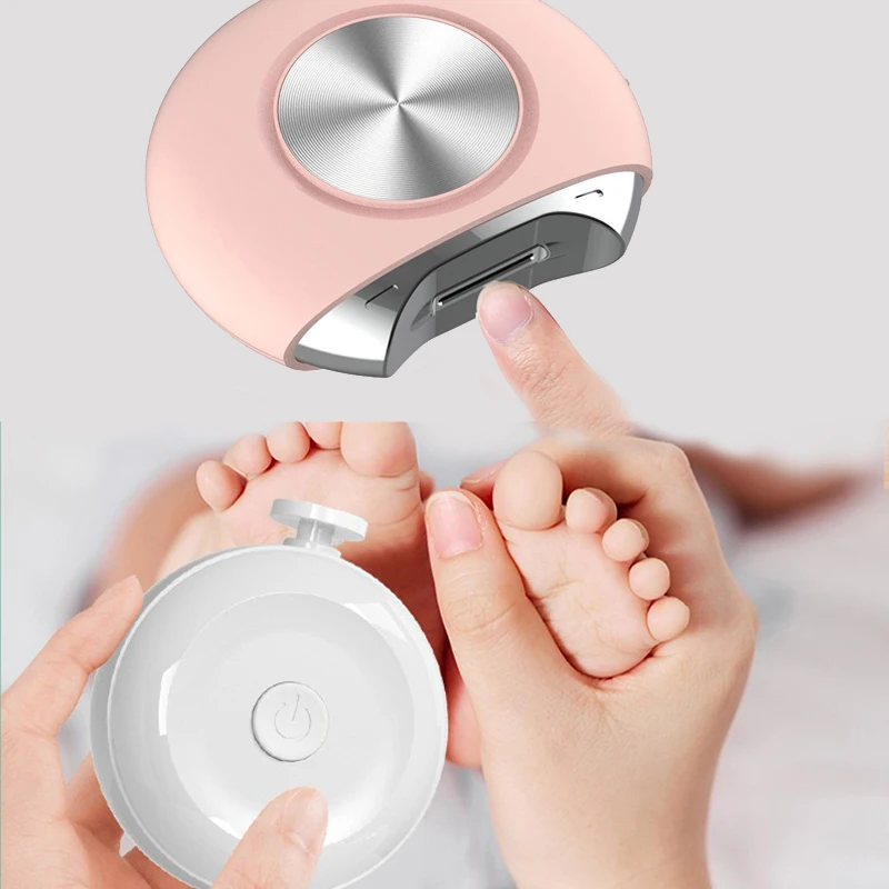 

Mini Safe and Noiseless Electric Save Stainless Steel Baby Automatic Nail Cuter Scissors Baby Nail Trimmer