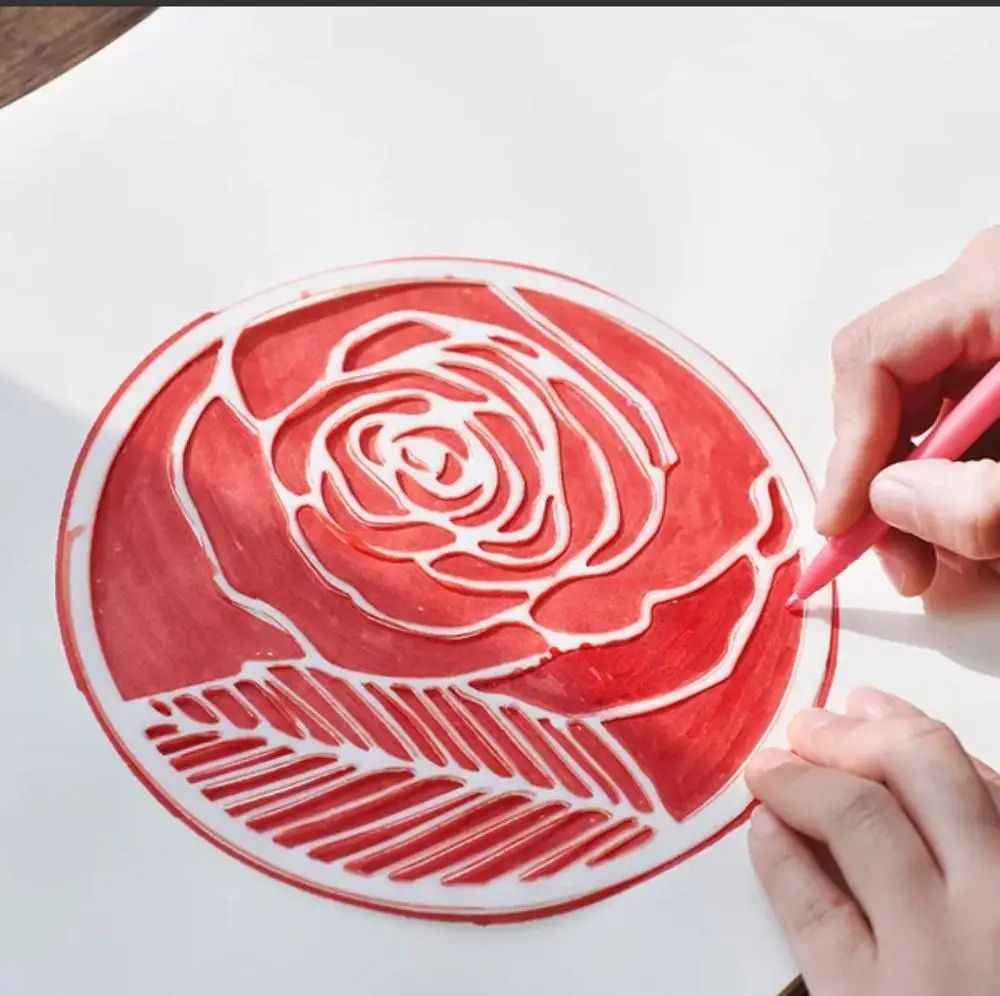 
DIY painting craft art template ,reusable plastic stencil for scrapbooking embossing stamping album card 