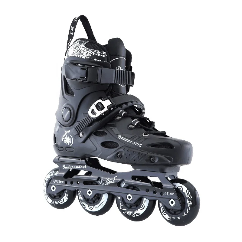 
Factory Wholesale Freestyle Slalom Hard Boot Inline Roller Skates For Adult 
