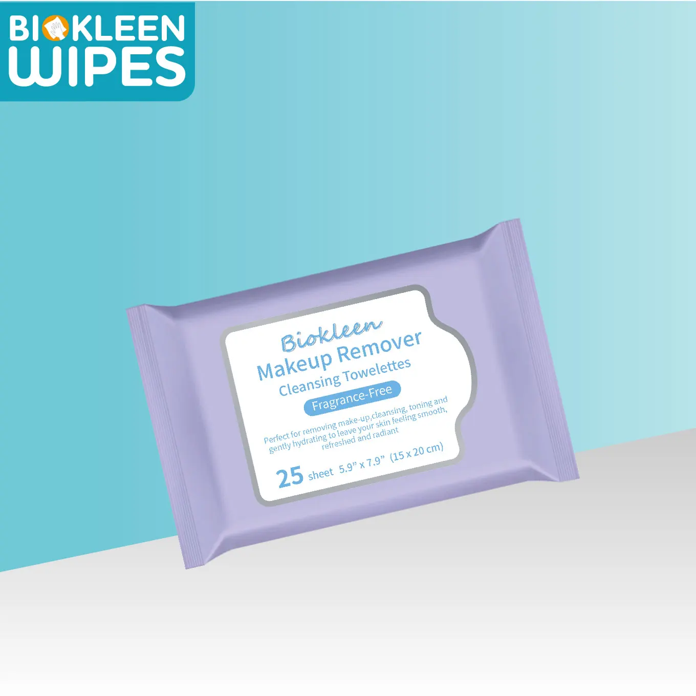 

Biokleen China Suppliers Produce Premium Wet Wipes With Tea Tree and Coconut Oil Cleansing Eye Makeup Remove Wipes