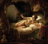 Rembrandt's Religious Paintings and calligraphy Danae framed wall art canvas painting portrait Return of Prodigal Son