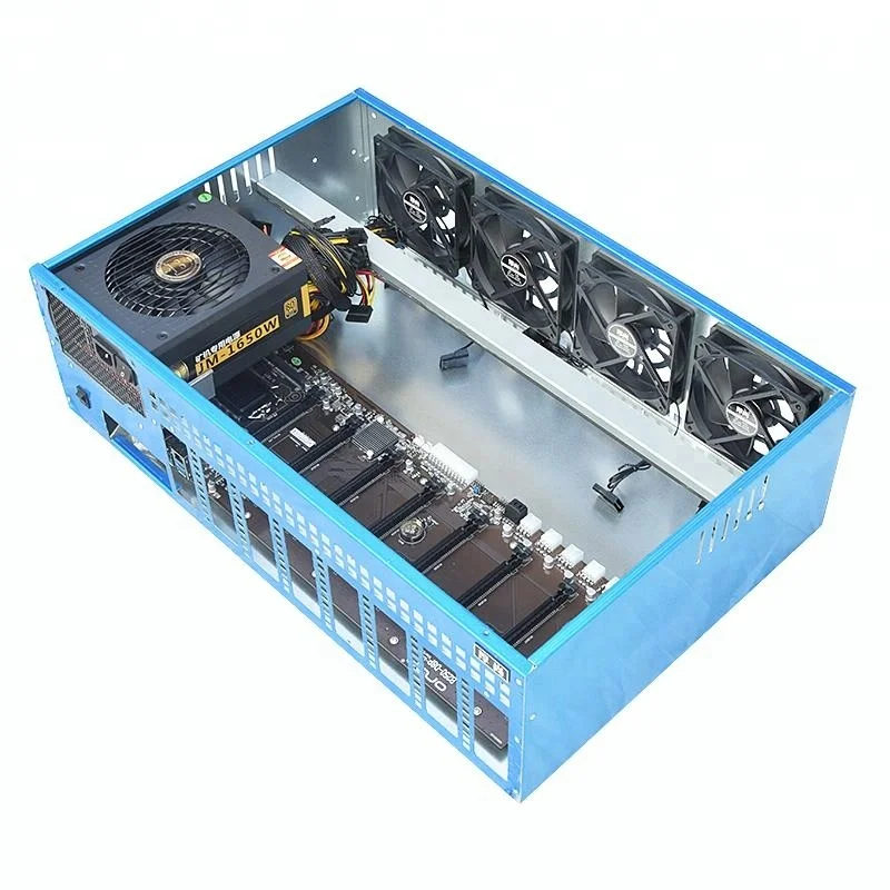 

4U 8GPU Mining Rig Frame Case for 8 AMD Graphics Card gpu ETH ZEC Zcash Bitcoin Mining rig case nas server case