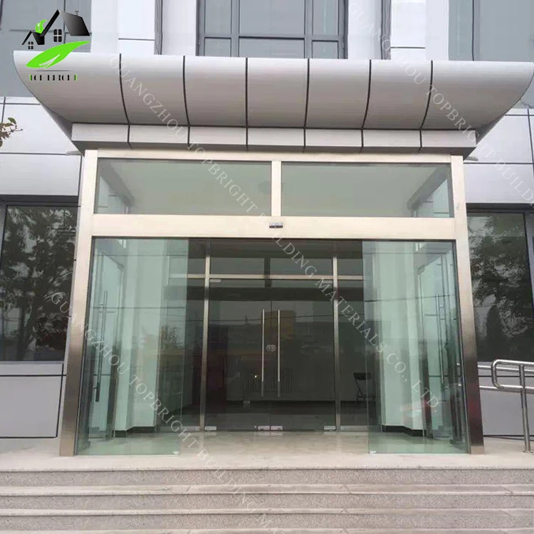 
automatic frameless folding glass doors exterior entry patio doors system price 