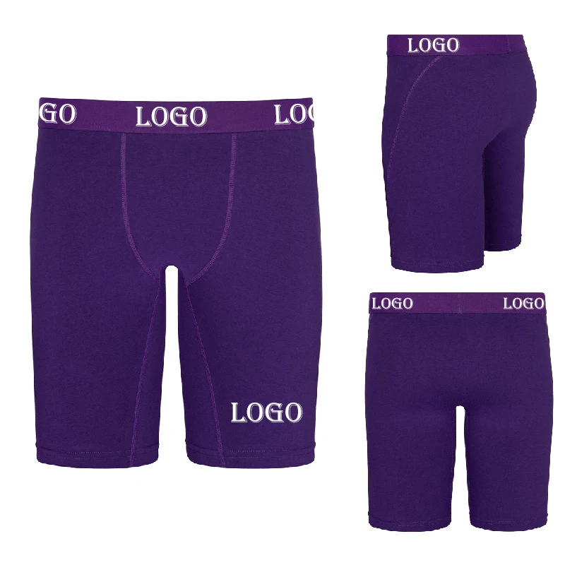 

Canton Hint High Quality OEM Custom Underwear New Solid Color 100% Cotton Plus Size Shorts Boxers Briefs