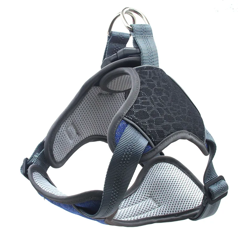 

Classic dog harness innovative mesh no pull custom design soft nylon padded breathable pet cat harness, Picture color