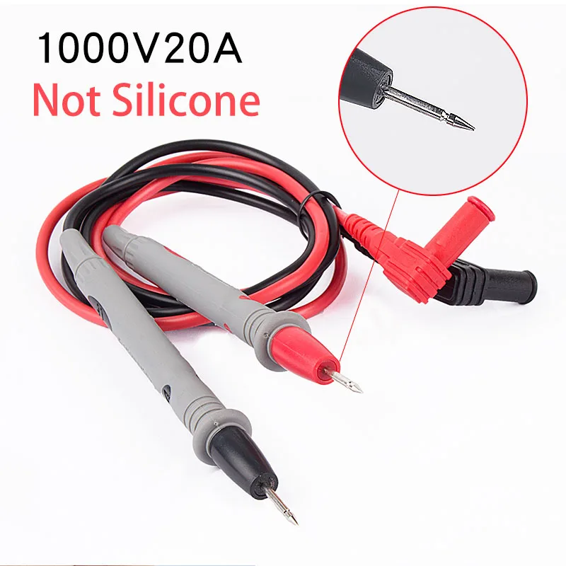 

Universal Multimeter Probe Test Leads Pin for Digital Multimeter Needle Tip MultiMeter Tester Lead Probe Wire Pen Cable 20A1000V