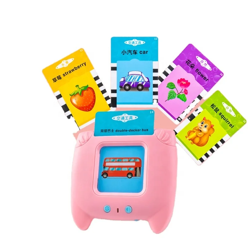 

New Type Learning Bilingual StarterTalking Audible Flash Cards Early Education Toy Machine