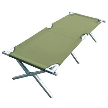 

single Portable sleep folding Camping bunk Bed Army Military Camping Cot