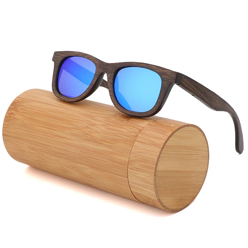 

2021Children's Sunglasses Bamboo Classic Lovely Square Outdoor Kids Sunshade Sunglasses for Boys and Girl