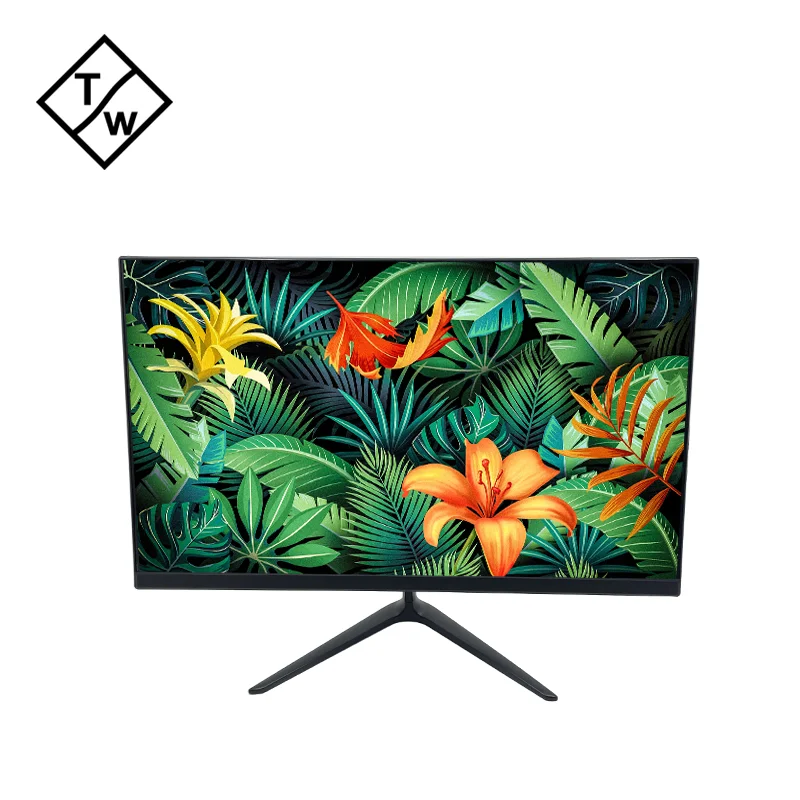 

Black White Color Computer Monitor LED 21.5 inch 1080P