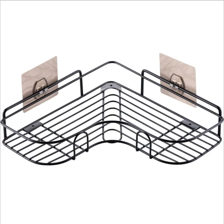 

Top quality Wall Mount Shower Caddy Stainless Steel Bathroom Storage Organizer Triangle Corner Shower Shelf