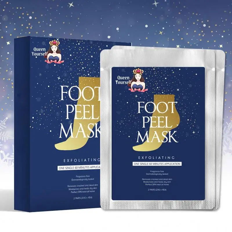 

Wholesale Exfoliating Peel Foot Mask Baby Soft Feet Remove Dead Skin Callus Care