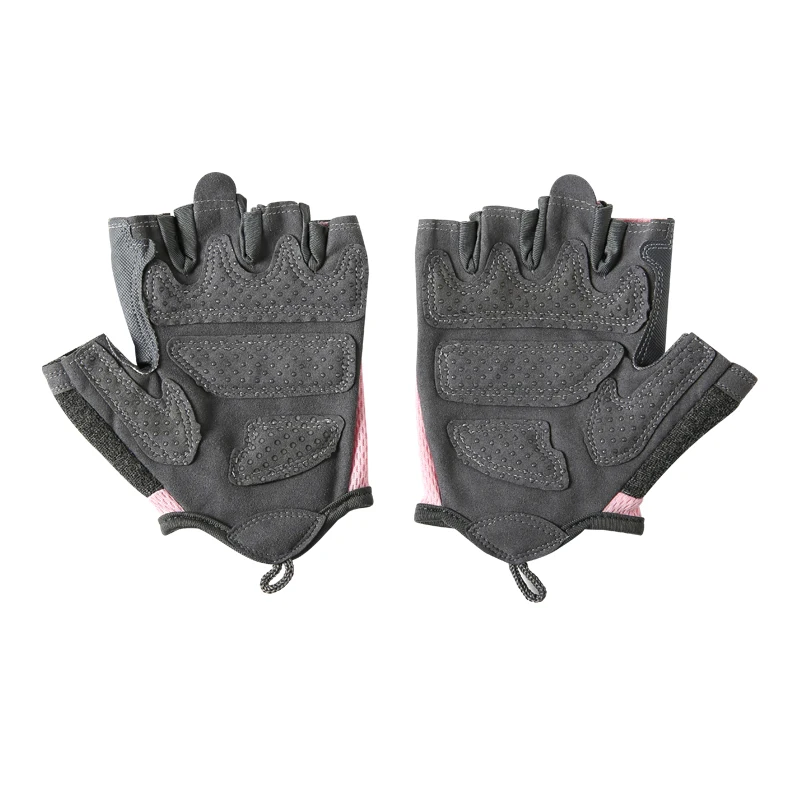

Amazon hot selling pink cycling gloves Outdoor sports gloves fashion Gym gloves