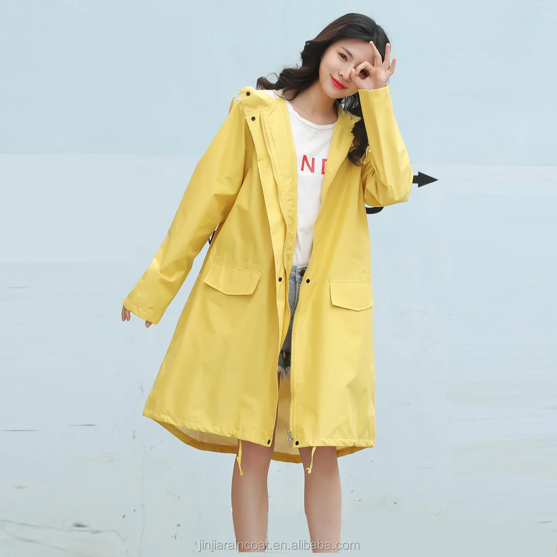 big yellow raincoat
