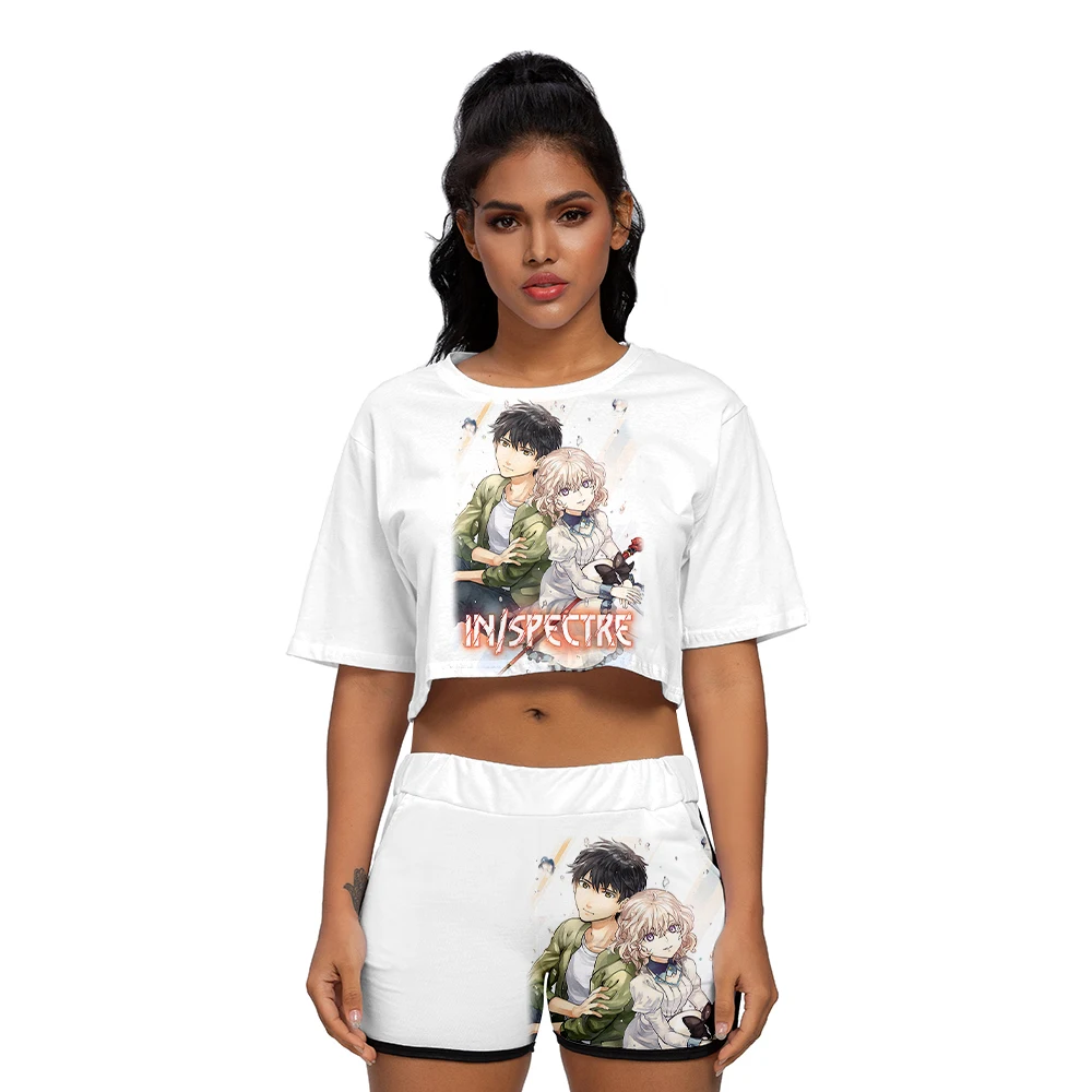 

Best Selling Summer Twin Set For Ladies / Women Latest Fashion Clothes Casual Women Short T Shirt New Summer Women 2pc twin set, Customized colors