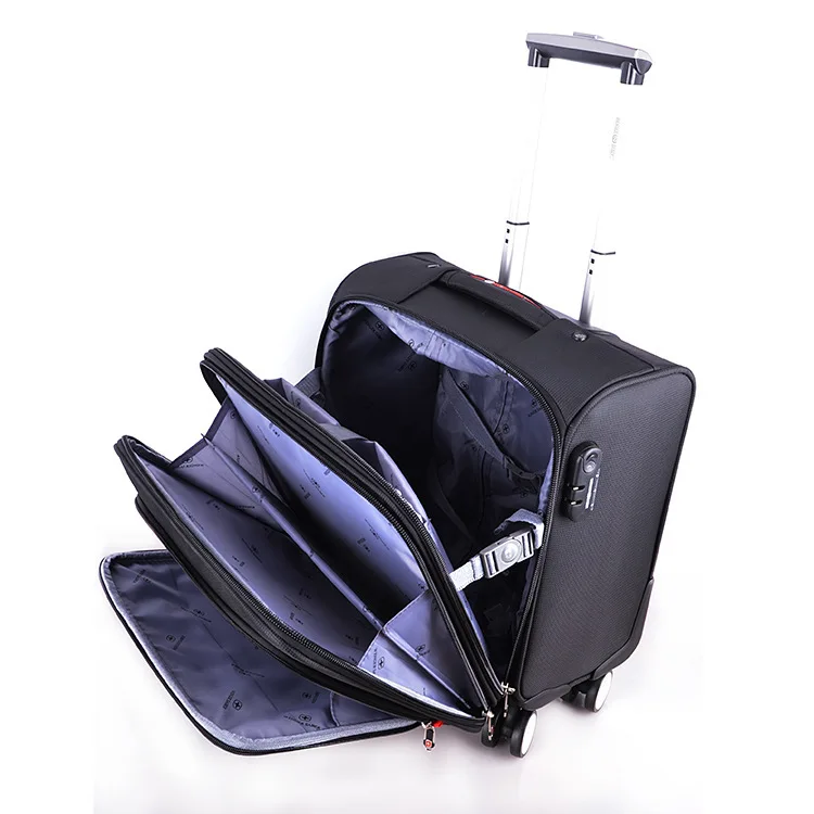 

Factory Wholesale High Quality Trolley Luggage Business Man Travel Bag Big Capacity Carry-on Luggage Suitcase, Customized color