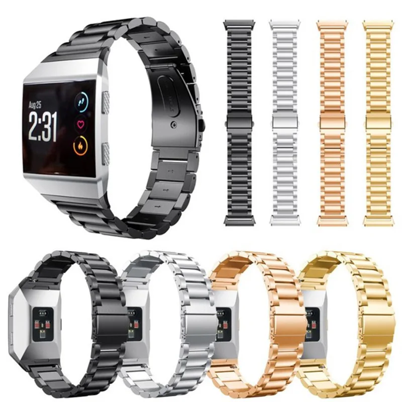 

Watch Band for Fitbit Ionic Stainless Steel Metal Replacement Wrist Strap for Fitbit Ionic Smart Watch Band Strap Bracelet Watch