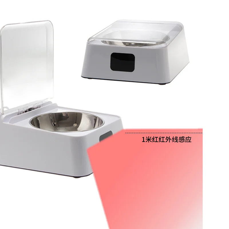 

Good Quality Petwant Feeder Wet Food Automatic Pet Feeding Dog Bowl, White