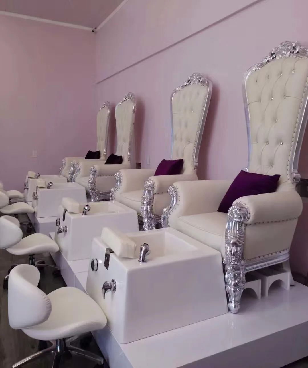 

Beauty bar furniture pedicure chair with jets and no plumbing, Can be optional