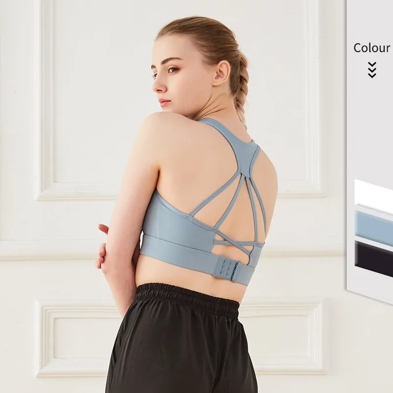 

Cheap Price Sports Bra Ladies Beauty Back Push Up Gathering Workout Fitness Sports Bra wholesale