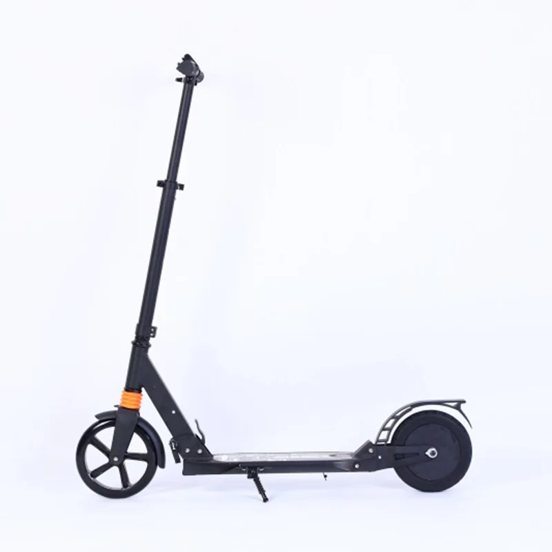 

Children's power-assisted aluminum alloy electric scooter Two-wheeled kid scooter JP-2, Black