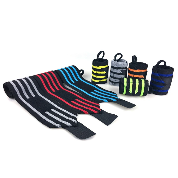 

Breathable Nylon Custom Logo Six Colors Cross Training Powerlifting Weight Lifting Gym Wrist Wraps, 6 colors