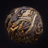 100% organic ball shape black tea good quality original leaf compress tea ball