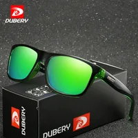 

DUBERY Brand Design Polarized Black Sunglasses Men Driving Shades Male Retro Sun Glasses For Men Summer Mirror Square Oculos