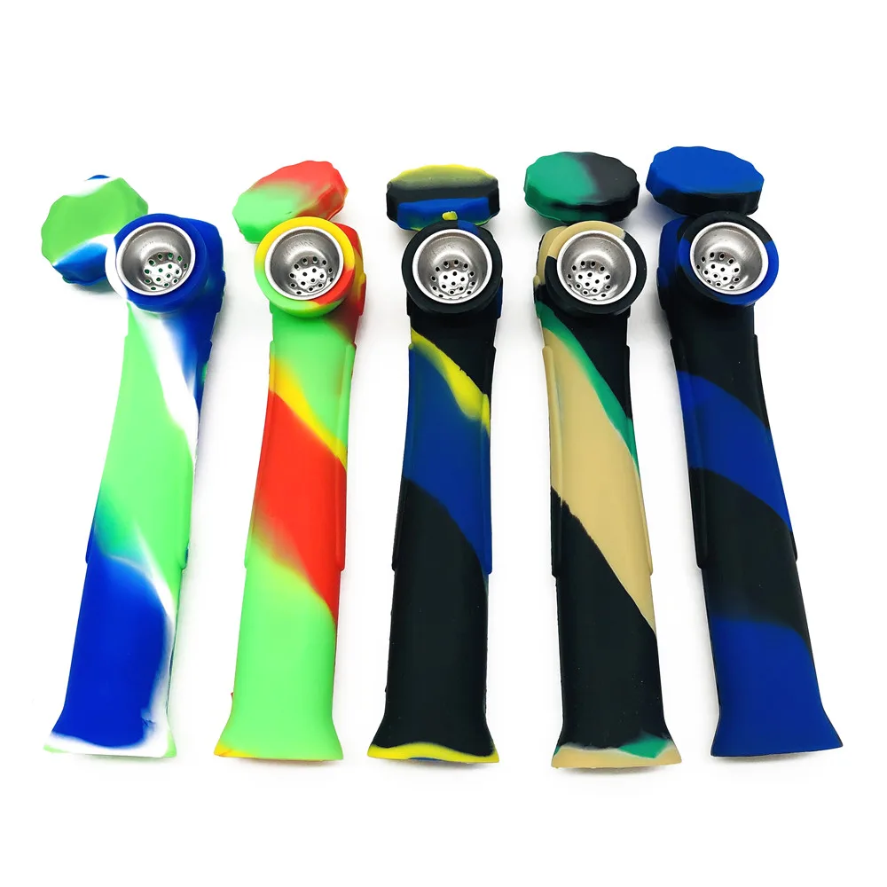

6 Inch Smoke Accessories wholesale cheap pipes smoking weed tobacco Silicone smoking pipe, Customized color