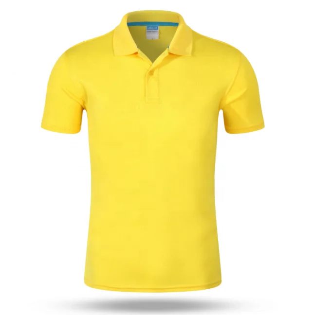 

YiWu 100% polyester microfiber polo shirt for men, Custom color