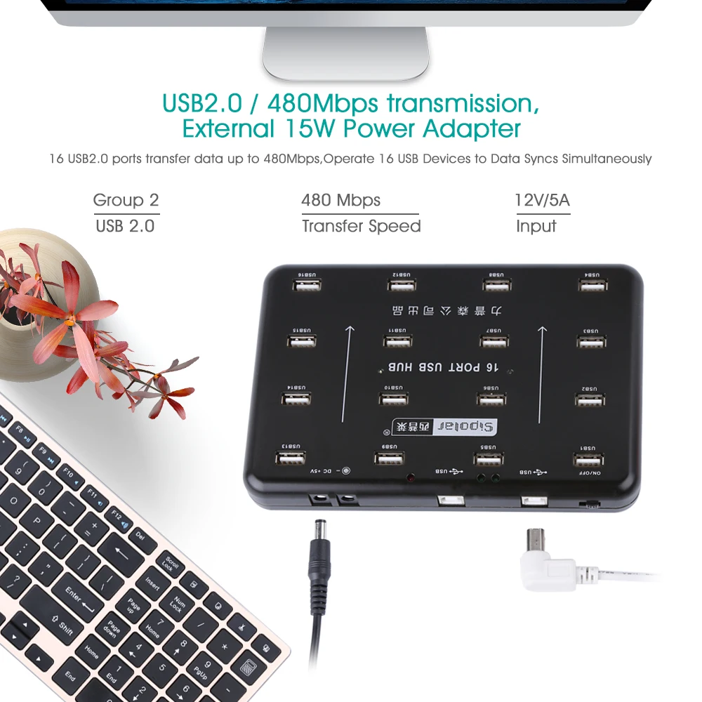 Sipolar A100 16 Ports Usb 2.0 Hub Multiple Usb Flash Drive Duplicator/usb Memory Stick Buy