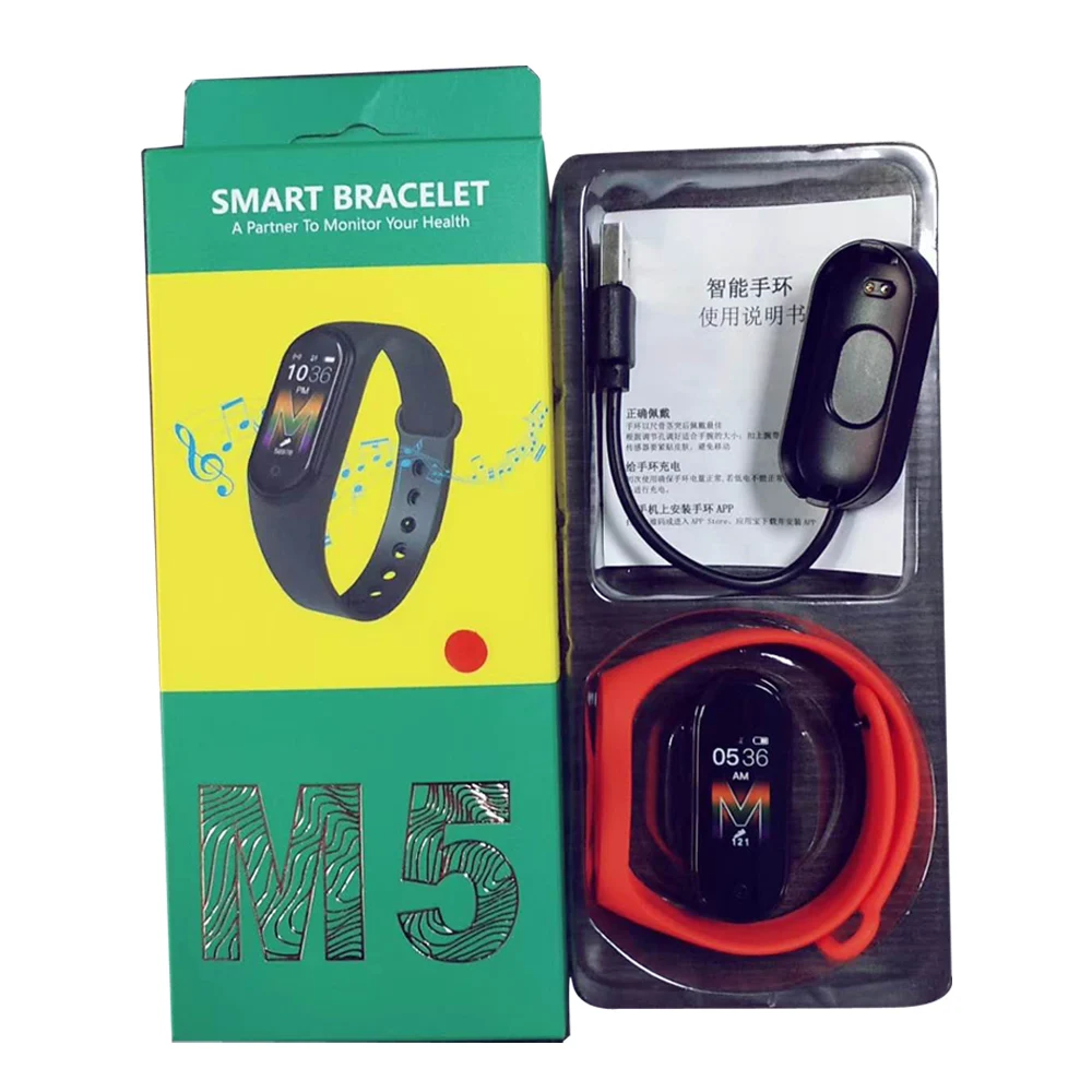 

2021 Hot selling BT call phone smart band inteligente smart watch M5 smartwatch